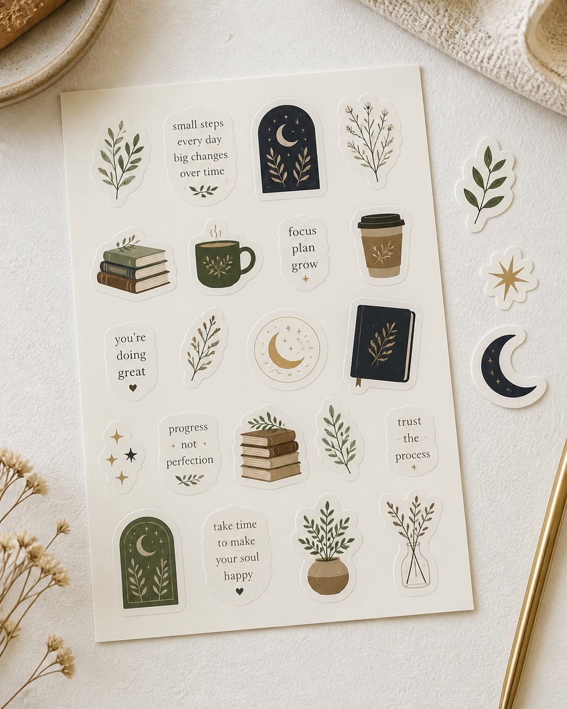Stickers Folium — Cartela Temática